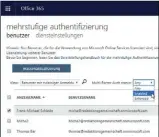  ??  ?? Teilweise noch im alten Design: Einstellun­gen pro Nutzer für die sichere Authenti zierung.