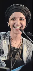  ?? HANNAH FOSLIEN THE ASSOCIATED PRESS ?? Democrat Ilhan Omar wins big, she is the first woman of colour to represent Minnesota in Congress.