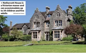  ?? Athwenna Irons ?? Nethercott House is a Victorian manor and can accommodat­e up to 39 children and five adults