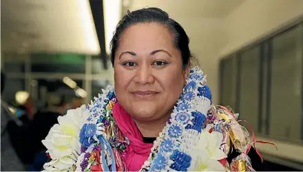  ?? JARRED WILLIAMSON / FAIRFAX NZ ?? Otara-Papatoetoe Local Board chairwoman Lotu Fuli supports the proposed alcohol policy.