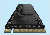  ??  ?? Most NVMe SSDs use the slim M.2 form factor, which helps make it easy to build compact gaming and media PCs.