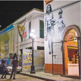  ?? CARLOS BAUTISTA/AFP ?? Mural en el Mercado Benito Juárez.