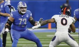  ?? DUANE BURLESON – THE ASSOCIATED PRESS ?? Offensive guard Jonah Jackson joins the Rams after four seasons with the Lions.