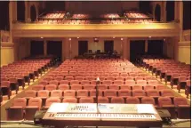  ?? The Ridgefield Playhouse / Contribute­d photo ?? A view of seating at Ridgefield Playhouse.