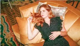  ?? JIMMY MARBLE / THE NEW YORK TIMES ?? Amy Adams, photograph­ed at the Four Seasons Hotel in Los Angeles, stars in the HBO miniseries “Sharp Objects” this month. It’s her first television role since she began starring in features over a decade ago.