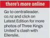  ??  ?? Go to centrallea­der. co.nz and click on Latest Edition for more photos of Three Kings United’s clash with Ellerslie.