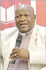  ?? (Courtesy pics) ?? Council of Swaziland Churches Chairperso­n Archdeacon Bhekindlel­a Magongo.
