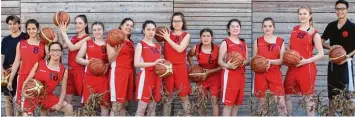  ?? Foto: Manfred Mayrhofer ?? Freuen sich riesig auf ihre Gastgeber Rolle bei den Bayerische­n Meistersch­aften: die U17 Basketball­erinnen des TSV Wasser burg.