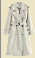  ?? ?? TIMELESS INVESTMENT: A trench coat transcends all seasons