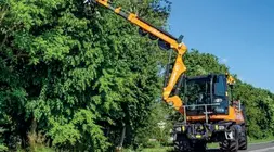  ?? ?? Tecnologie per il verde Uno dei macchinari Energreen in azione