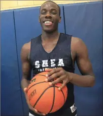  ?? Photo by Ernest A. Brown ?? Shea graduate Abdul Ajia was one of the stories of the year in the Blackstone Valley after leading the Raiders to the Division II and Open tournament title games. Ajia is now weighing D-I offers.