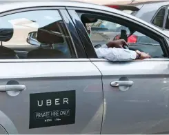 ?? ?? Targeted: Uber drivers and their passengers are affected