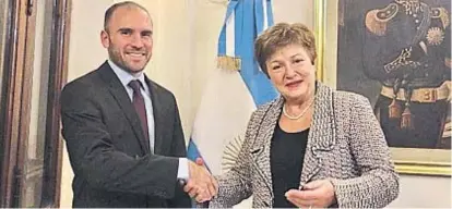  ?? (TÉLAM) ?? Respaldo. El FMI dijo ayer que la nueva oferta del país es un esfuerzo importante de la Argentina.