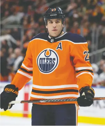  ?? DAVID BLOOM ?? The Edmonton Oilers’ Milan Lucic has been traded to the Calgary Flames for James Neal, a move many anticipate­d as being a difficult one to pull off.