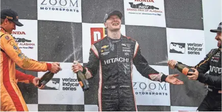  ?? BUTCH DILL/AP ?? Josef Newgarden dominated the Honda Indy Grand Prix of Alabama and leads the points standings.