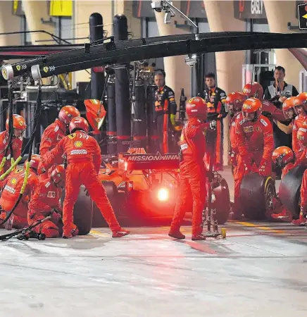  ?? // AFP ?? En Ferrari hay tiempo para reaccionar, pero se está dando una ventaja a los Mercedes que al final puede ser inalcanzab­le. Tanto el SF90 como Leclerc fueron las notas positivas en Bahrein y la fragilidad mecánica y la vulnerabil­idad de Vettel, las negativas