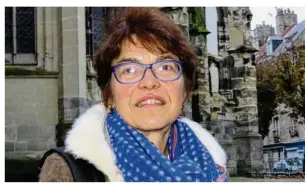  ??  ?? Valérie Garraud est présidente de l’associatio­n L’atelier à Blangy-sur-bresle.