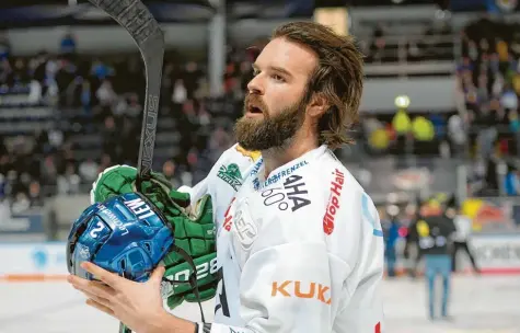  ?? Foto: Jan Hübner ?? Vielspiele­r, Abräumer und Torschütze nach 104 Spielminut­en: Verteidige­r Brady Lamb ist eine der prägenden Figuren im Panther-Spiel.