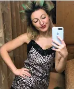  ?? ?? Showing their spots: Ukrainian women post leopard-print selfies to greet Germany’s decision to send Leopard 2 tanks