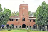  ?? HT ARCHIVE ?? A view of the St Stephen’s College campus. It has its own admission process and reserves 50% seats for Christian students.