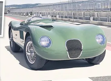  ??  ?? Jaguar is to recreate its classic C-Type in a very limited run of eight cars