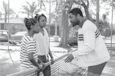  ?? CHIABELLA JAMES/WARNER BROS. PICTURES ?? Will Smith with Demi Singleton, left, and Saniyya Sidney in “King Richard.”
