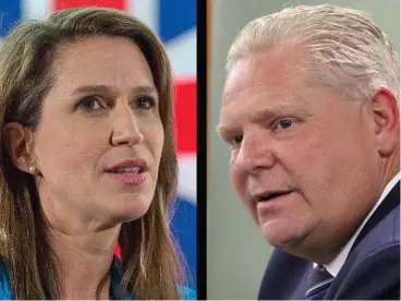  ?? TORONTO STAR STAFF PHOTOS ?? Caroline Mulroney’s run adds another option for those who think Doug Ford is yesterday’s man, Heather Mallick writes.