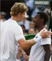  ?? (Photos EPA/MaxPPP et AFP) ?? Monfils a tenu tête à Anderson, mais s’incline finalement en  sets.