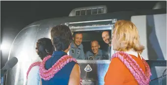  ?? ELEVATION PICTURES ?? Apollo: Quarantine shows viewers the Airstream trailer that housed Apollo 11's astronauts.