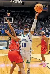  ?? GETTY IMAGES ?? Isaac Mushila had 15 points and 12 rebounds to lead Texas A&M-Corpus Christi past Southeast Missouri State in a First Four game Tuesday.
