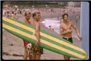  ??  ?? Surfers in Malibu, 1965. Photograph: Jonathan Blair/Corbis via Getty Images