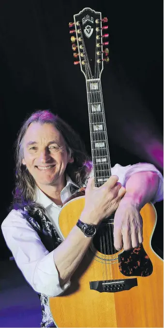  ??  ?? At the age of 68, former Supertramp frontman Roger Hodgson is still sharing that familiar voice.