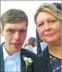  ??  ?? Steven Brazier died aged 19 after years of not being provided with the proper mental health care while suffering from an eating disorder, above, with his mum Melanie