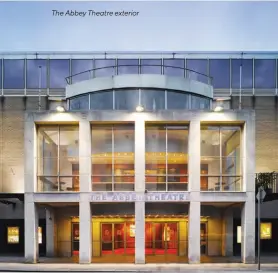  ??  ?? The Abbey Theatre exterior