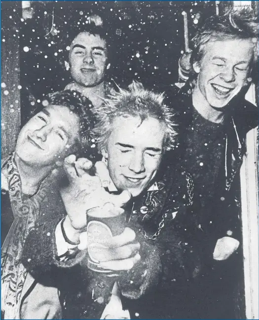  ??  ?? The Sex Pistols burst on to the music scene in the mid-1970s as the best-known of the new punk bands