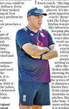  ??  ?? Change of tone: England coach Chris Silverwood