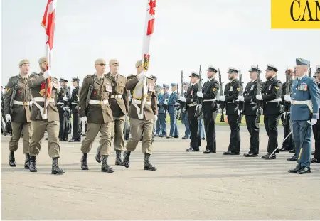  ?? CPL. LISA FENTON / CANADIAN FORCES SUPPORT UNIT (OTTAWA) IMAGING SERVICES ?? Canada’s top special forces soldiers will wear the new uniforms at ceremonial and routine parades, Remembranc­e Day and for guards of honour.