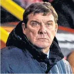  ??  ?? Tommy Wright celebrated his 251st game in charge at Pittodrie.
