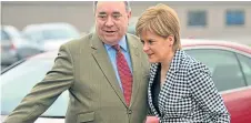  ??  ?? Alex Salmond and Nicola Sturgeon in 2017.