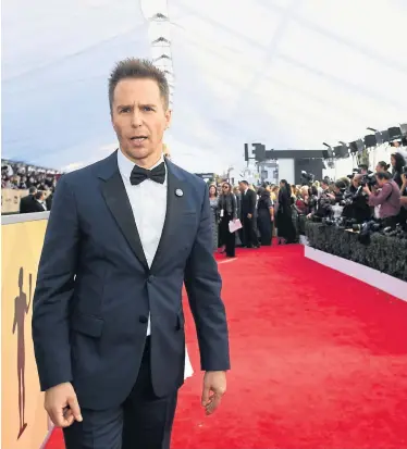  ?? AFP ?? Sam Rockwell: „Unterschät­zt zu werden ist doch viel besser, als überschätz­t zu werden, oder?“