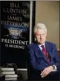  ?? BEBETO MATTHEWS — THE ASSOCIATED PRESS ?? Former President Bill Clinton listens during an interview about a novel he wrote with James Patterson, “The President is Missing,” in New York.