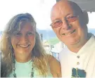  ??  ?? RECOGNISED: Andre Calitz, 60, and Brenda Scholtz, 52