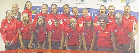  ?? (File pic) ?? Eswatini national netball team and delegation in Pretoria for the African Netball World Cup Qualifiers.