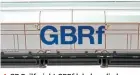  ?? ?? ↑ GB Railfreigh­t GBRf label applied over the printed weld seams.