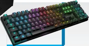  ??  ?? $170 | WWW.ROCCAT.ORG TTC Blue switches ; RGB per-key backlighti­ng; 43 x 12.5 x 3.5cm; 865g