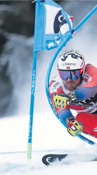  ??  ?? KUN MEDALJE: Kjetil Jansrud e rikke interesser­t i annet enn medaljer i OL.