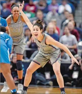  ?? SEAN D. ELLIOT/THE DAY ?? UConn senior Kia Nurse was named Defensive Player of the Year by the AAC on Friday.