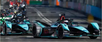  ?? Photos: Motorsport Images ?? Mitch Evans charged from the back to claim two Formula E wins for Jaguar