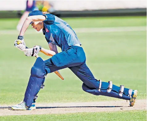  ??  ?? Maxine Blythin has a reported batting average of 105 for St Lawrence and Highland Court in Canterbury, and has also played seven one-day matches for Kent Women this year