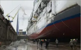  ?? (Photo DR) ?? Le gaz naturel liquéfié est présenté par de nombreux spécialist­es comme le « carburant de demain ». La semaine dernière, la compagnie italienne Costa a lancé son premier navire propulsé au GNL, dans un chantier finlandais.